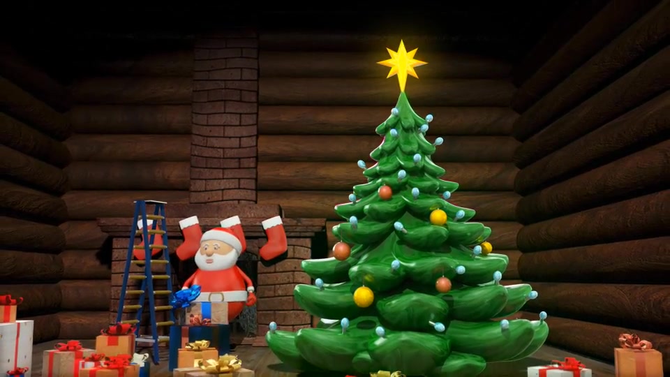 Santa and Christmas Tree Videohive 13855195 After Effects Image 7