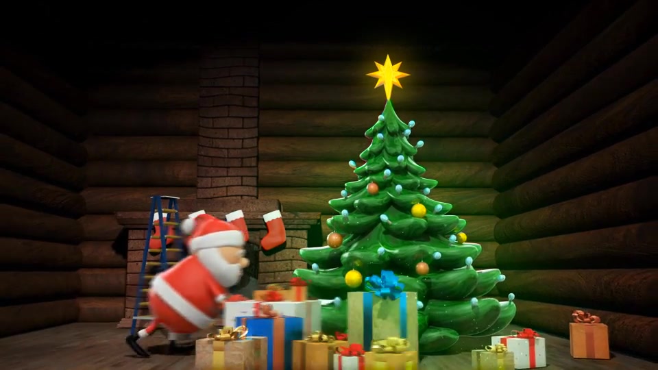 Santa and Christmas Tree Videohive 13855195 After Effects Image 8