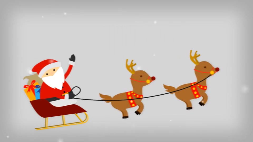 Santa Animation & Greetings - Download Videohive 9455623