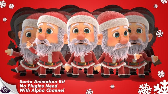 Santa – Character Animation Kit - Download Videohive 24975606