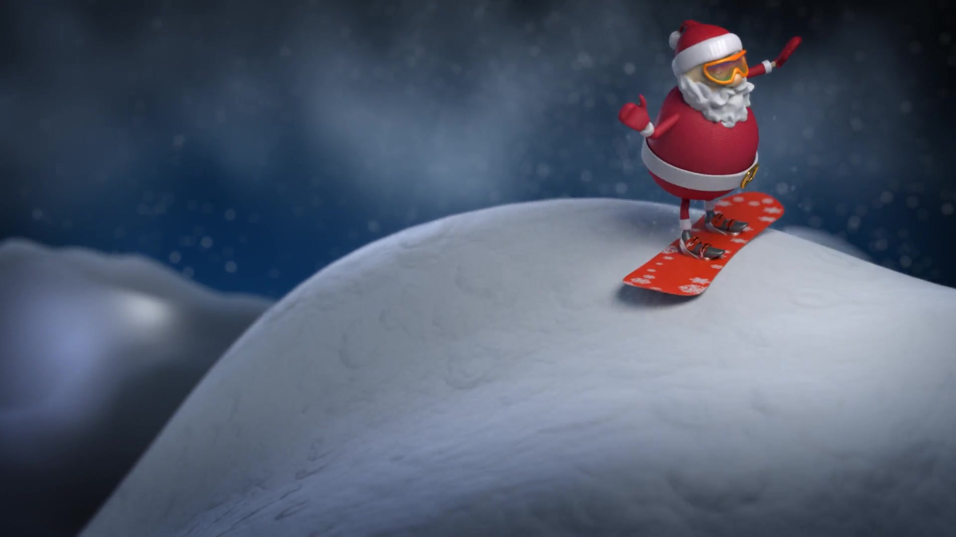 Santa Christmas Snowboard Videohive 21073887 After Effects Image 2