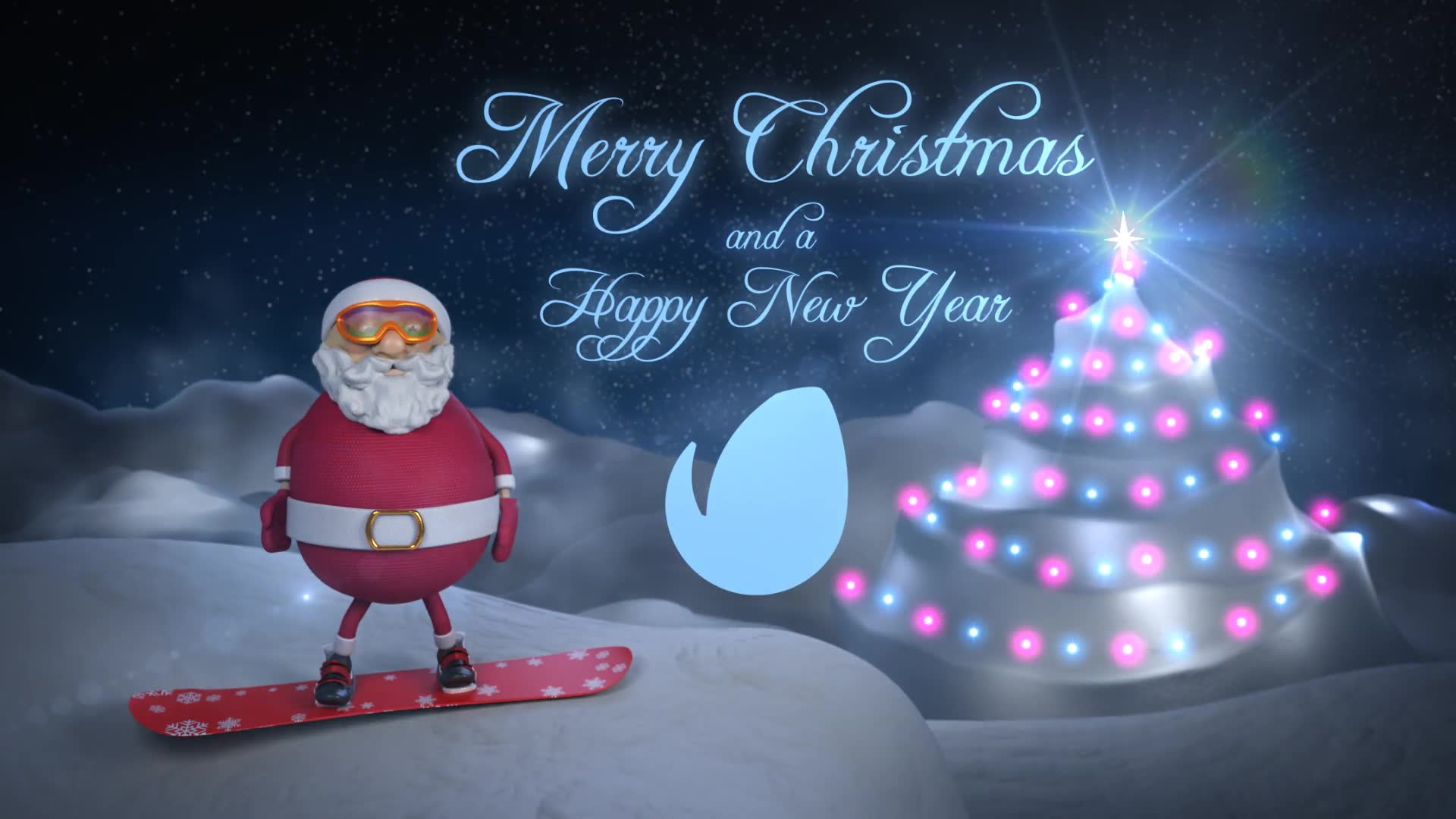 Santa Christmas Snowboard Videohive 21073887 After Effects Image 9