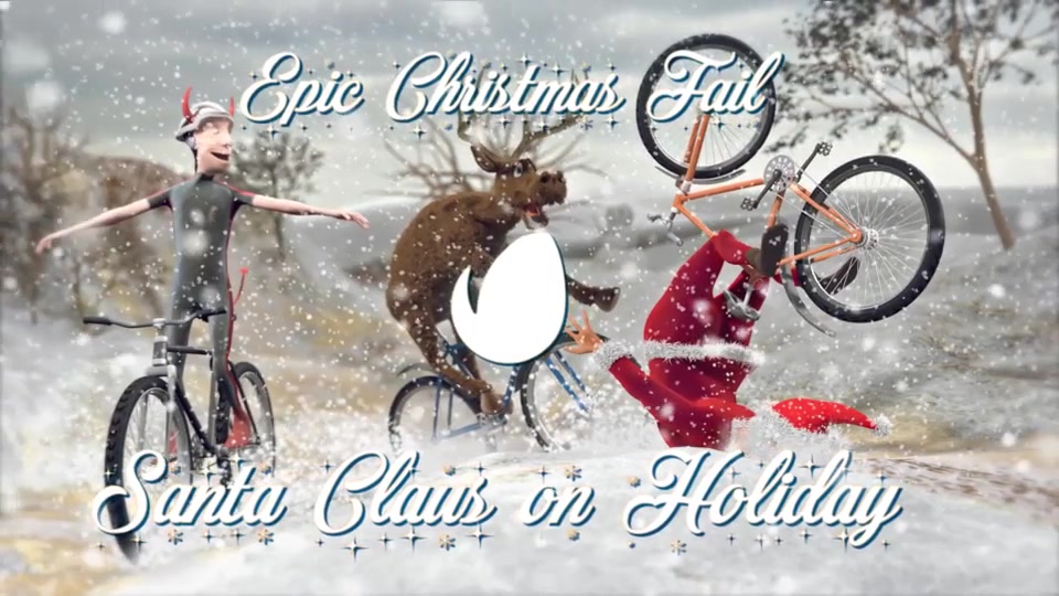 Santa Claus on Holiday Epic Christmas Fail Videohive 18959306 After Effects Image 11