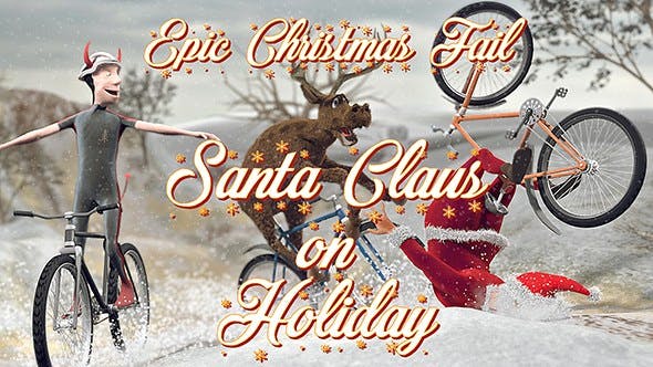 Santa Claus on Holiday Epic Christmas Fail - 18959306 Download Videohive