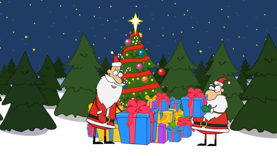 Santa is Opening a Present Videohive 14060035 After Effects Image 2