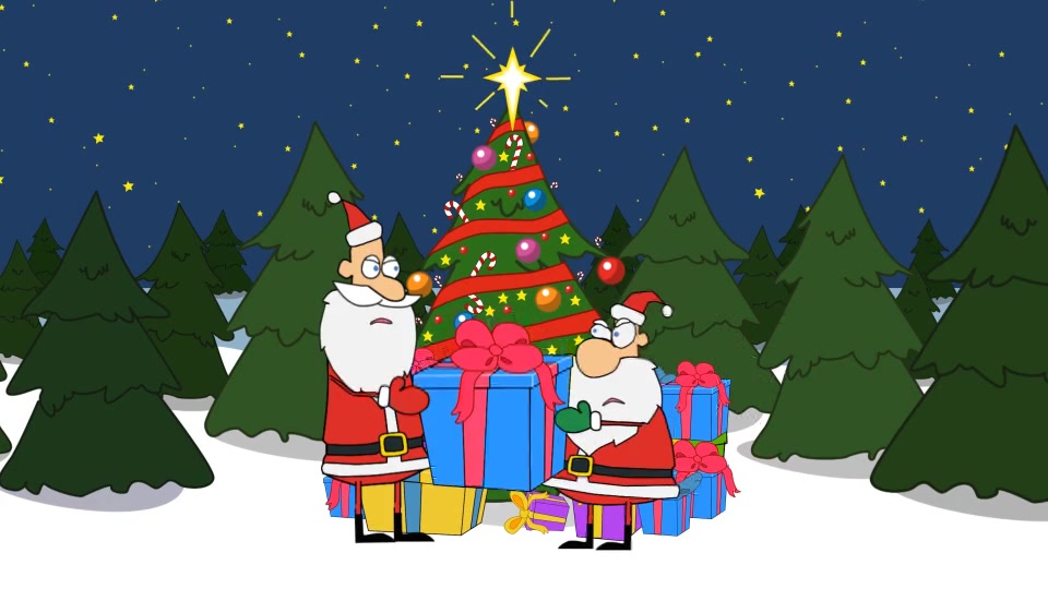 Santa is Opening a Present Videohive 14060035 After Effects Image 3