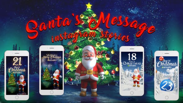 Santa Message Instagram Stories - Videohive 23006006 Download