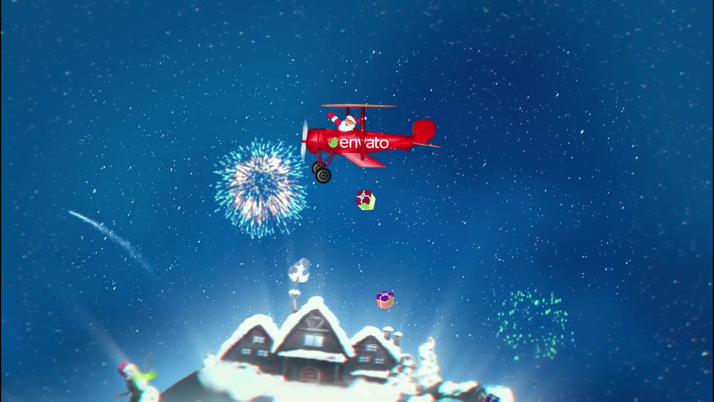 Santas Plane Christmas Card | After Effects Template Videohive 22772820 After Effects Image 4