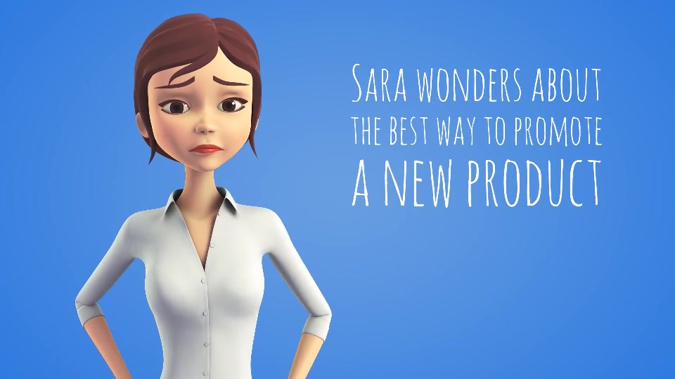 Sara 3D Character Beautiful Woman Presenter Explainer - Download Videohive 15765569
