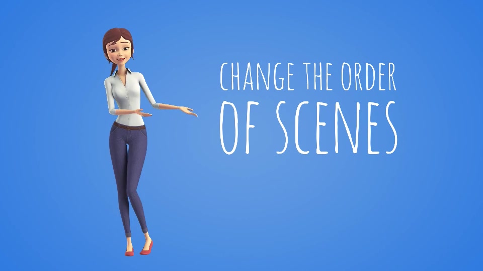 Sara 3D Character Beautiful Woman Presenter Explainer - Download Videohive 15765569