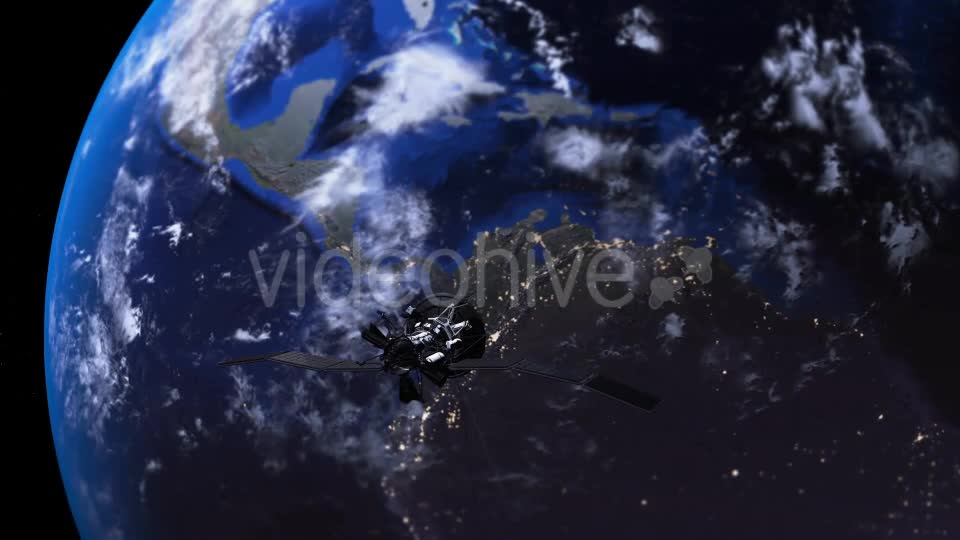 Satellite over Earth - Download Videohive 16667289