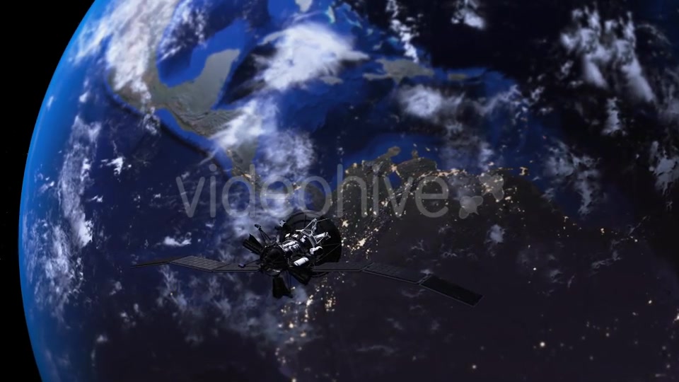 Satellite over Earth - Download Videohive 16667289