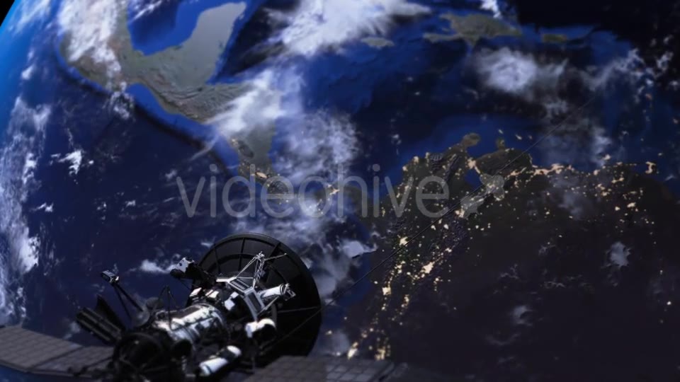 Satellite over Earth - Download Videohive 16667289