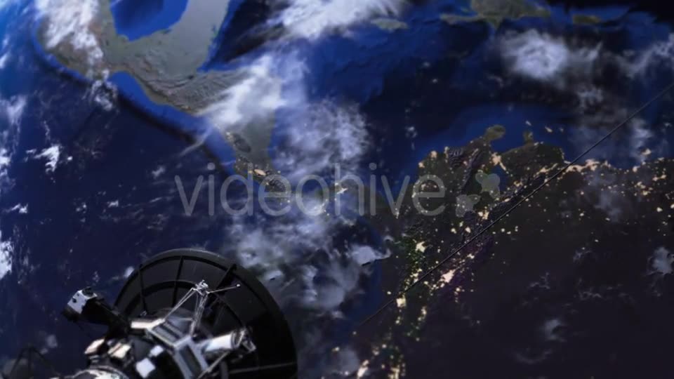 Satellite over Earth - Download Videohive 16667289