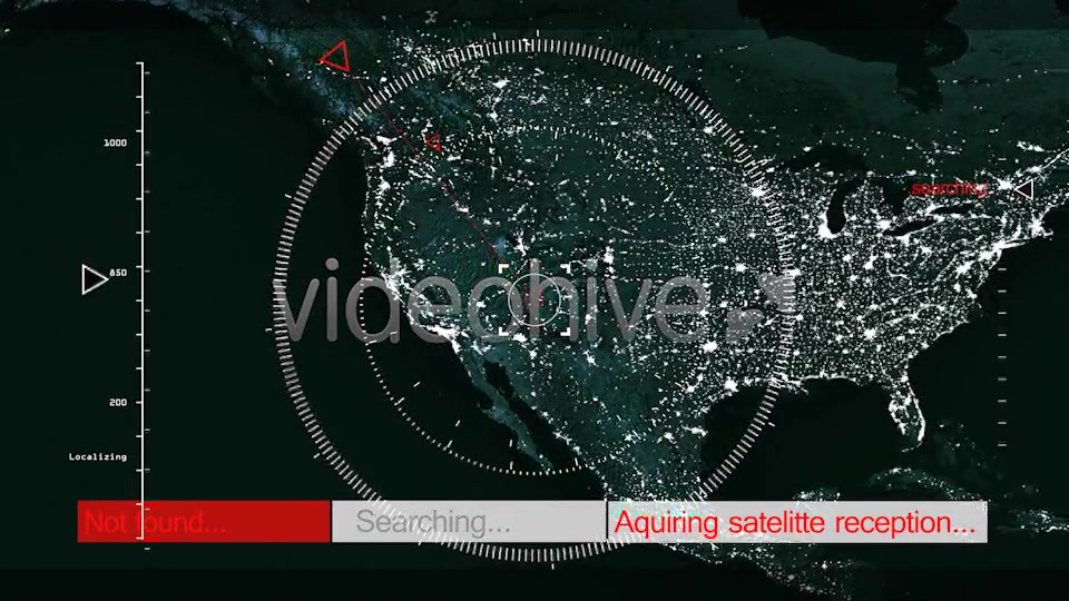 Satellite Tracking Display Videohive 3247784 Motion Graphics Image 6