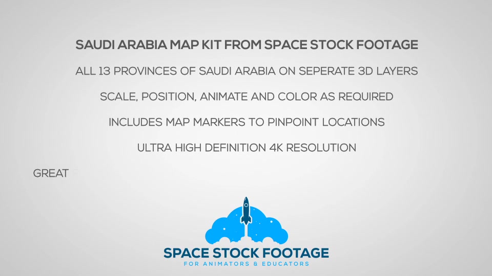 Saudi Arabia Map Kit - Download Videohive 18370666