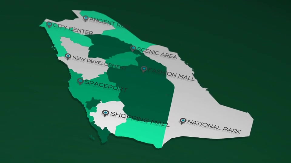 Saudi Arabia Map Kit - Download Videohive 18370666