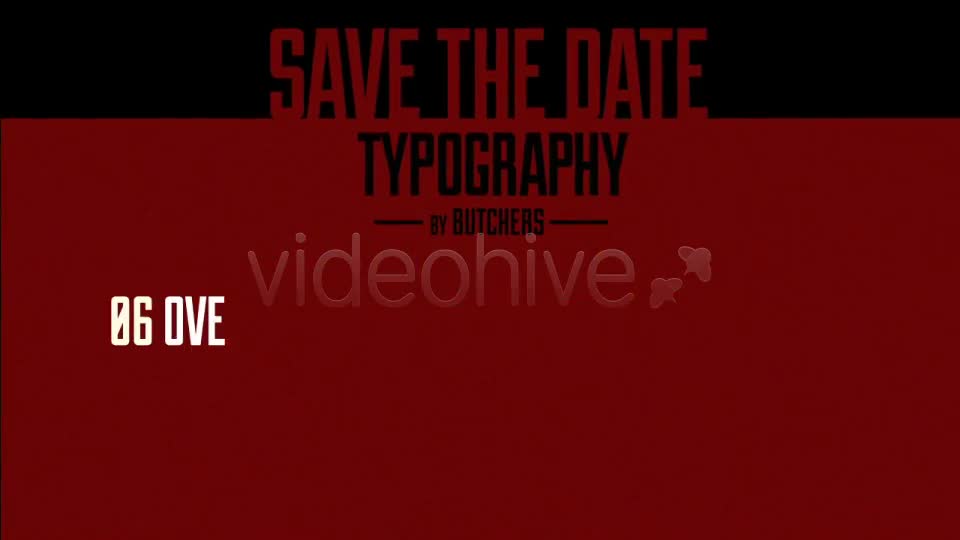 Save The Date Typography - Download Videohive 4507764