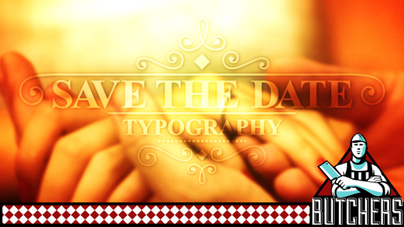 Save The Date Typography - Download Videohive 4507764