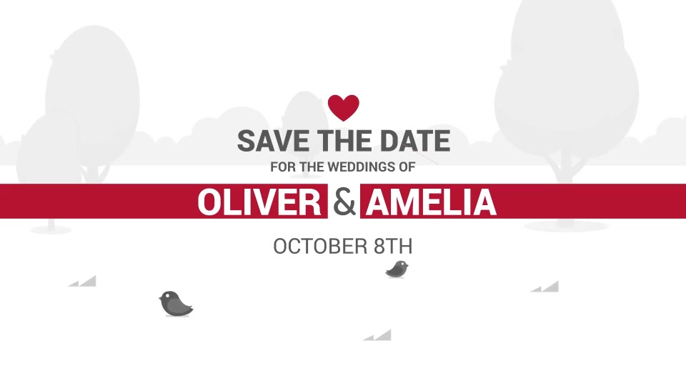 Save The Date Video Wedding Invitation Videohive 22291271 After Effects Image 8