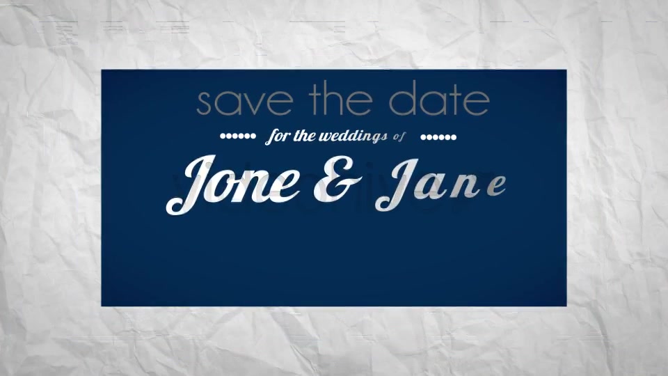 Save The Date Wedding Invitation Videohive 5170048 After Effects Image 8
