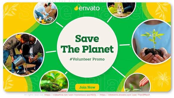 Save The Planet | Volunteer Promo - 32695246 Videohive Download