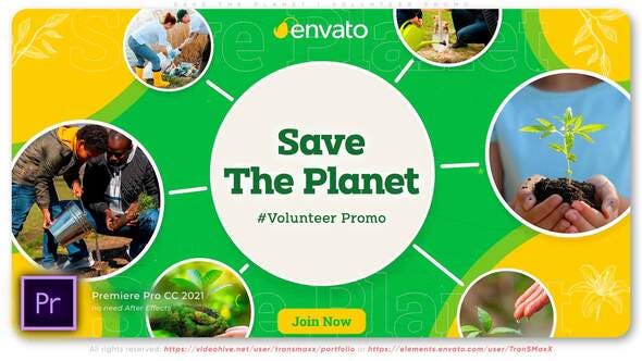 Save The Planet | Volunteer Promo - Videohive Download 32920861