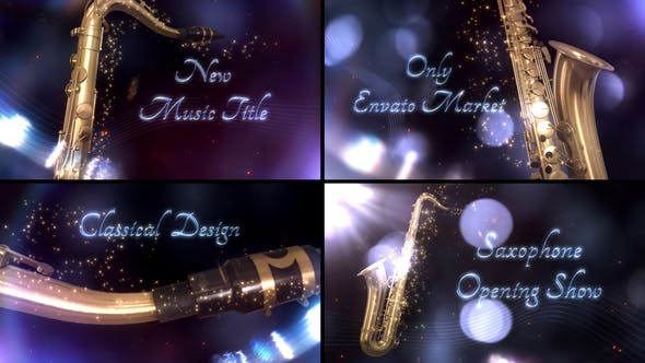 Saxophone Classical Instrument Title - 29343885 Download Videohive