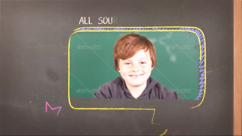 School Chalkboard Opener Multiple Versions Videohive 16400550 After Effects Image 1