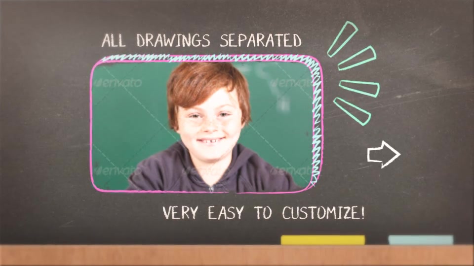 School Chalkboard Opener Multiple Versions Videohive 16400550 After Effects Image 10
