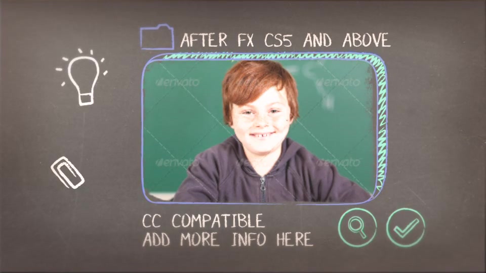 School Chalkboard Opener Multiple Versions Videohive 16400550 After Effects Image 4