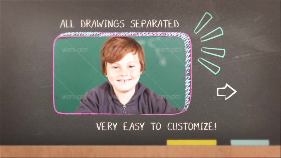 School Chalkboard Opener Multiple Versions Videohive 16400550 After Effects Image 8