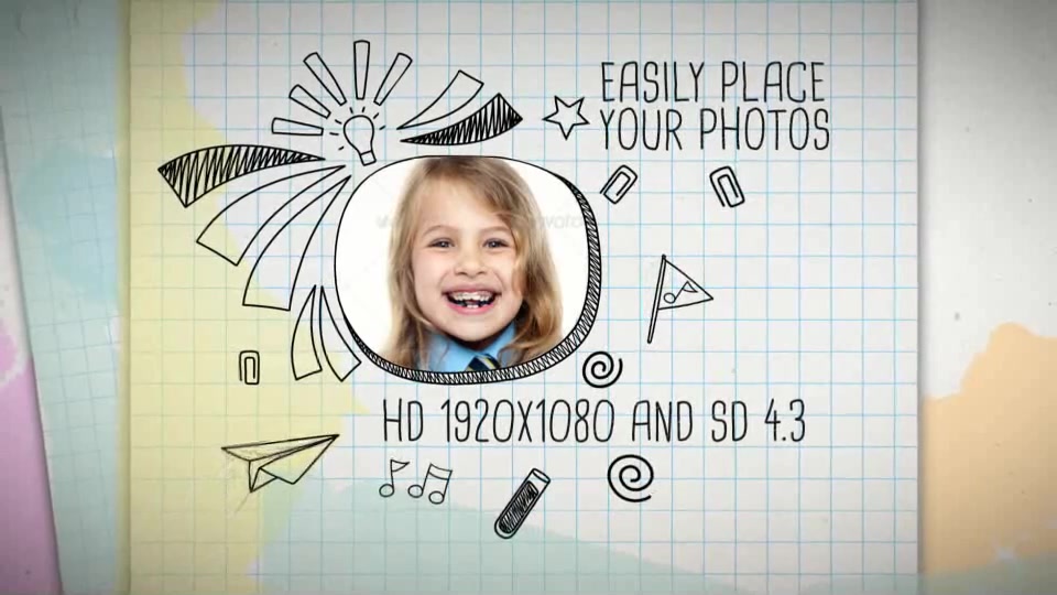 School Drawings Opener Videohive 6914071 After Effects Image 7