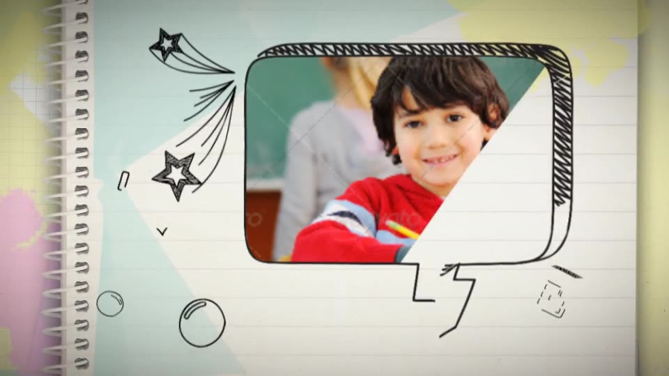 School Drawings Opener V2 Videohive 10328860 After Effects Image 2