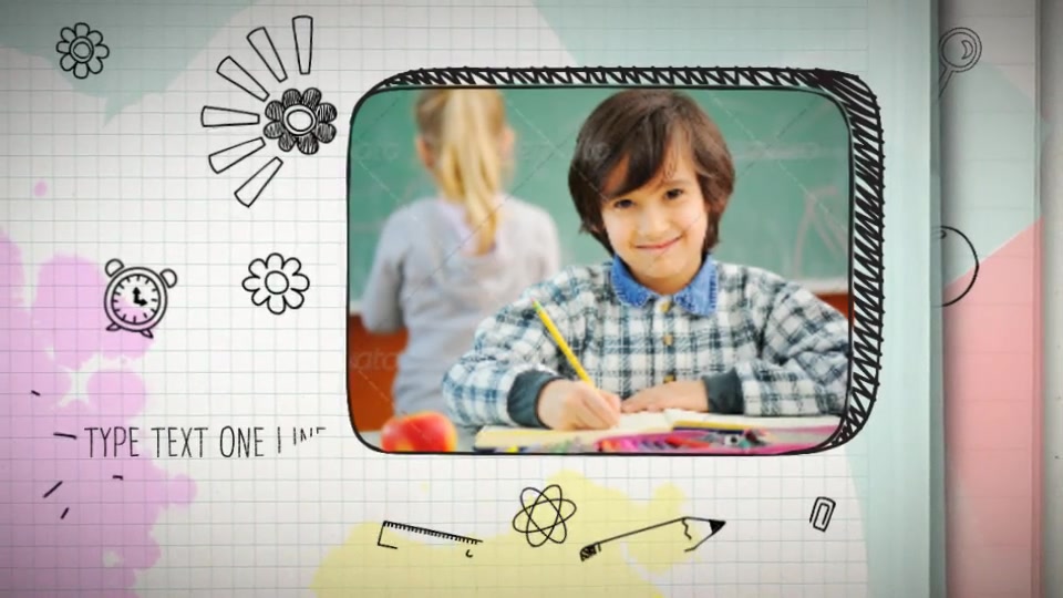 School Drawings Opener V2 Videohive 10328860 After Effects Image 5