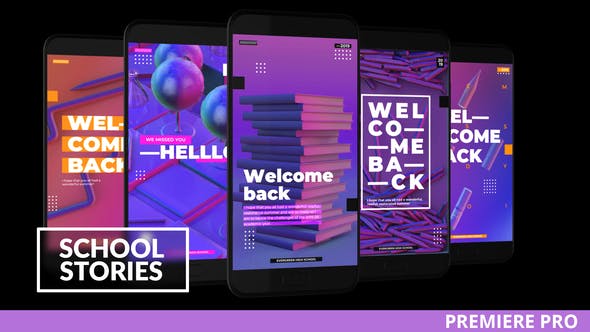 School Instagram Stories for Premiere - Download Videohive 27909305