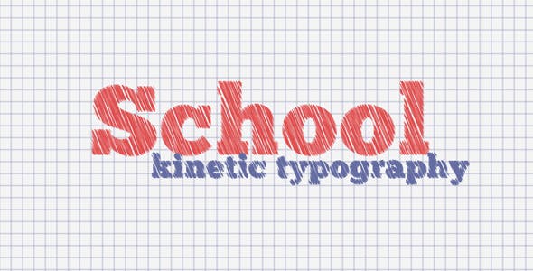 School Kinetic Typography - 7946553 Download Videohive