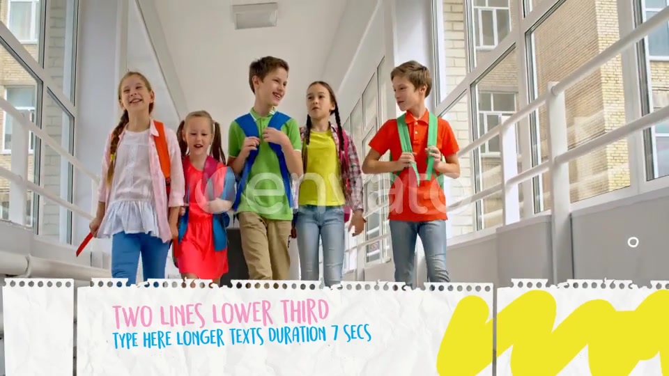School Notebook Kids And Teens Package Videohive 24136237 After Effects Image 11