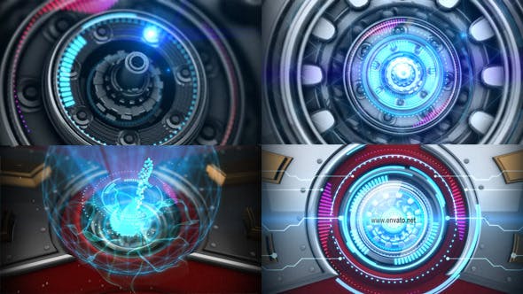 Sci Fi Arc Reactor Logo Reveal - 13889999 Download Videohive