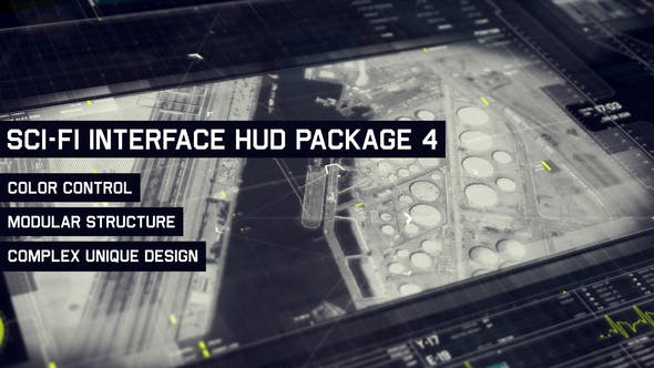 Sci fi Interface HUD Pack 4 - Videohive Download 22571529