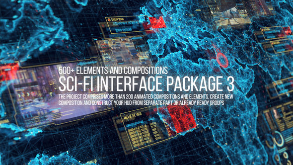 Sci fi Interface HUD Package 3 - Download Videohive 22236281
