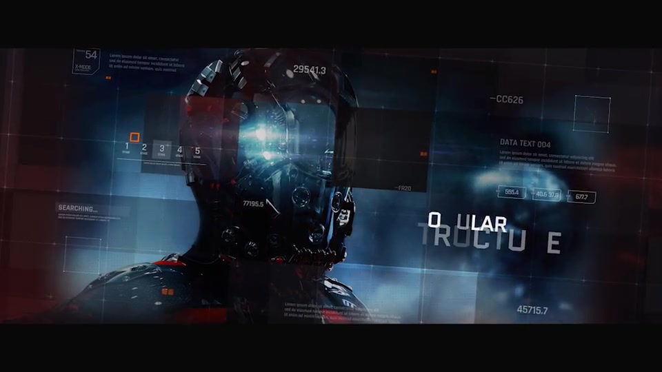 Sci Fi Opener / Hi Tech Slideshow / Futuristic Film Credits / HUD Elements / Space Science Videohive 21218914 After Effects Image 4