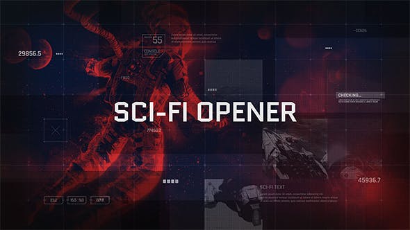 Sci Fi Opener / Hi Tech Slideshow / Futuristic Film Credits / HUD Elements / Space Science - Videohive 20633225 Download