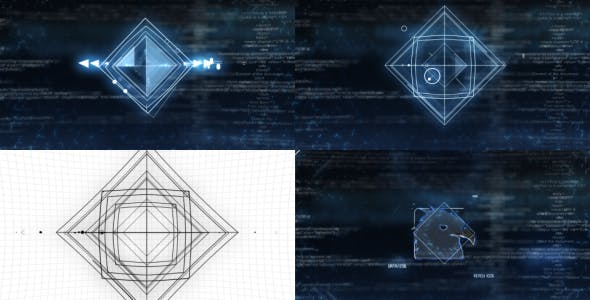 SCI FI Shapes Logo Reveal - Videohive Download 14504061