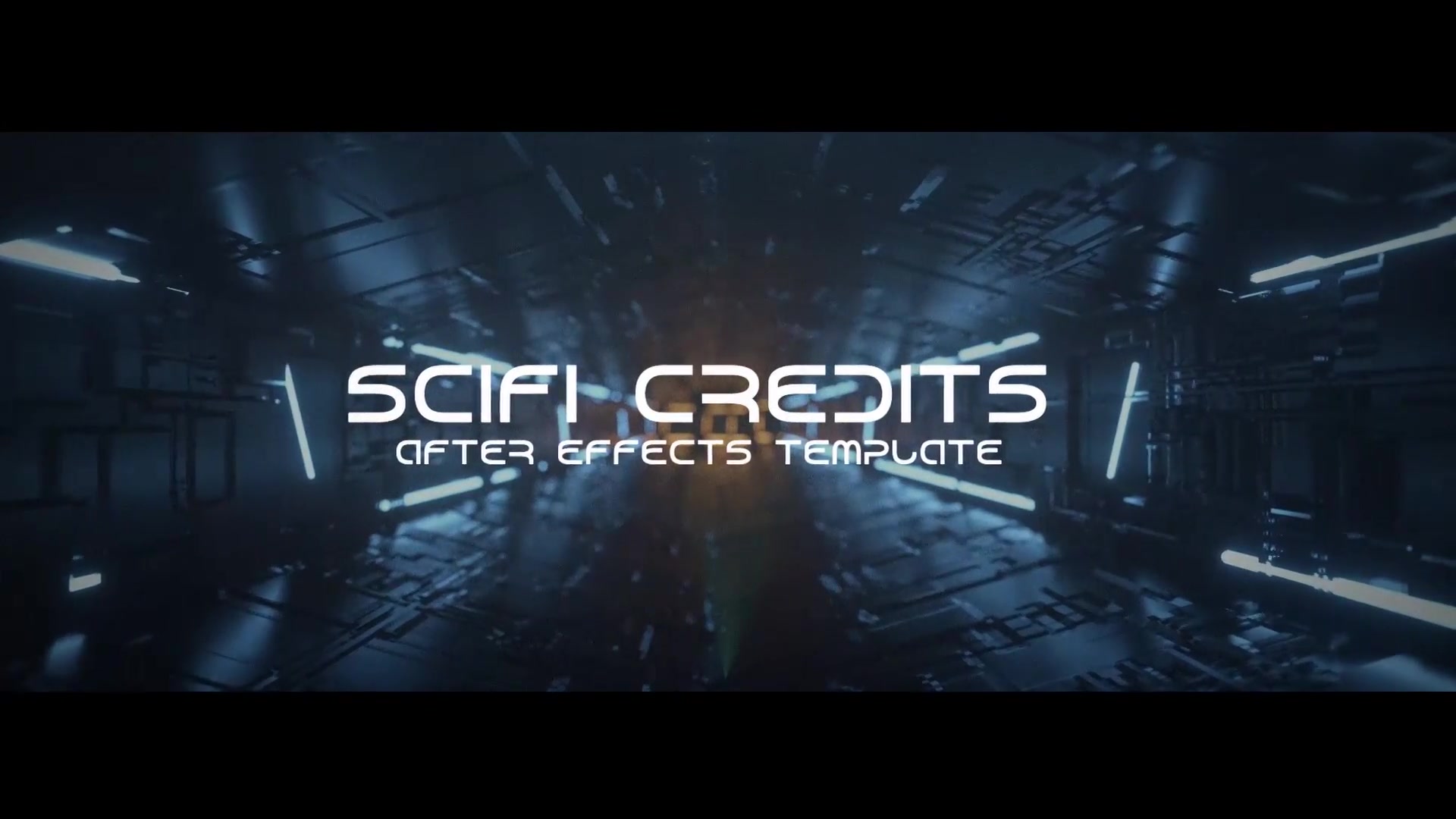 Sci fi Tunnel Credits Videohive 25354049 After Effects Image 2