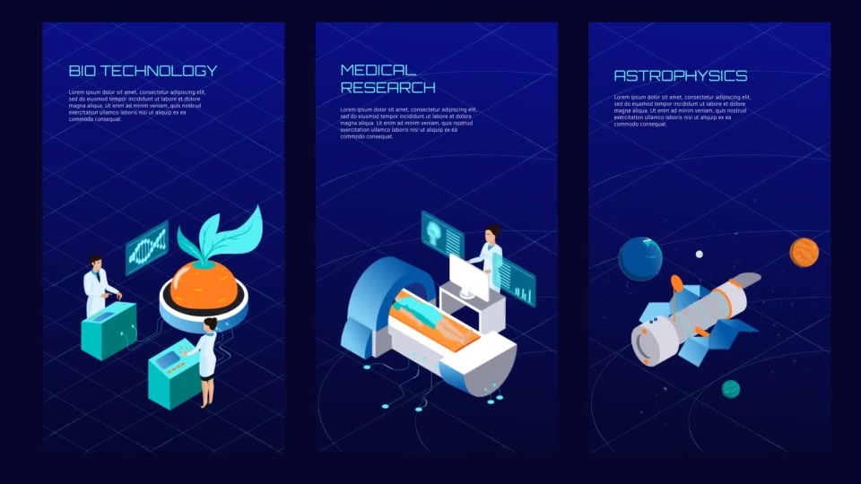 Science And Technology Isometric Concepts Videohive 23297886 After Effects Image 6