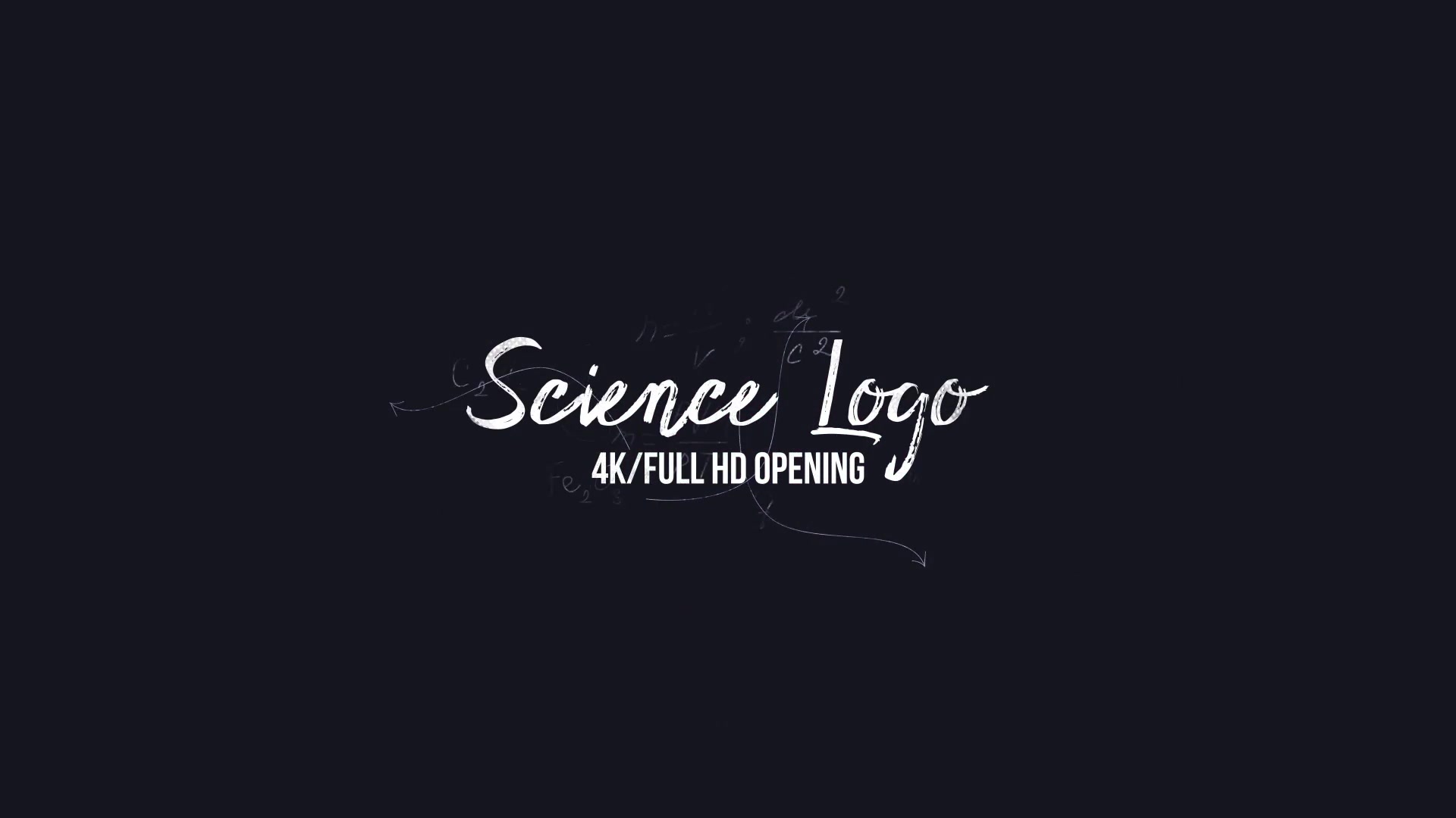 Science Logo/ Back to School/ Chalk Board Intro/ Mathematical Formulas/ Grunge Style/ Dust Scratches Videohive 23785501 After Effects Image 3