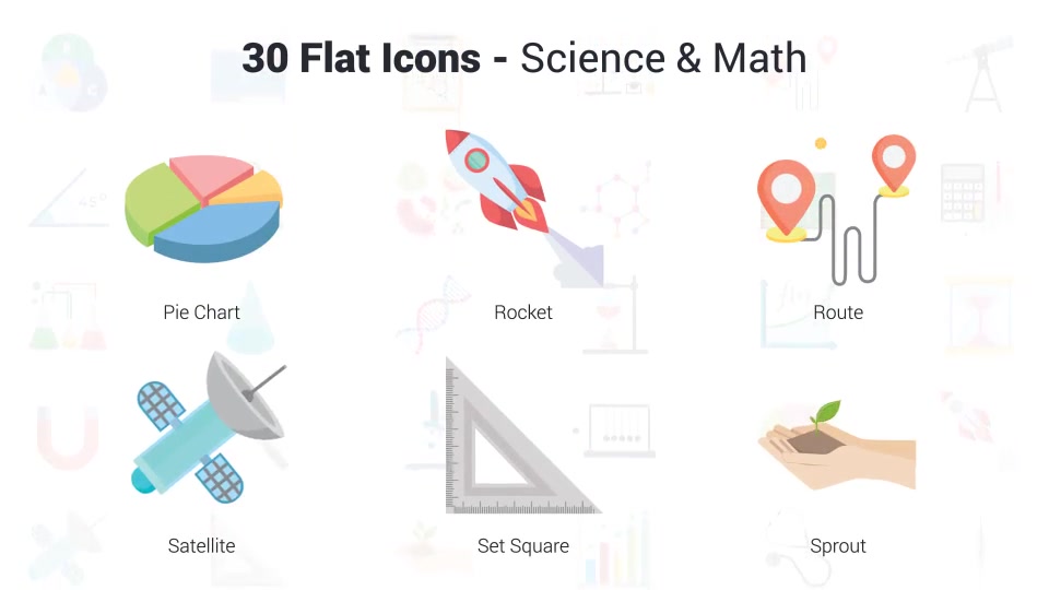 Science & Math Icons Videohive 36650618 After Effects Image 10