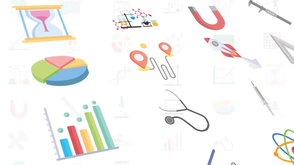 Science & Math Icons Videohive 36650618 After Effects Image 3
