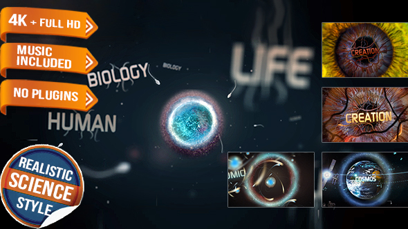 Science Physics Biology Opener Title - Download Videohive 19172456